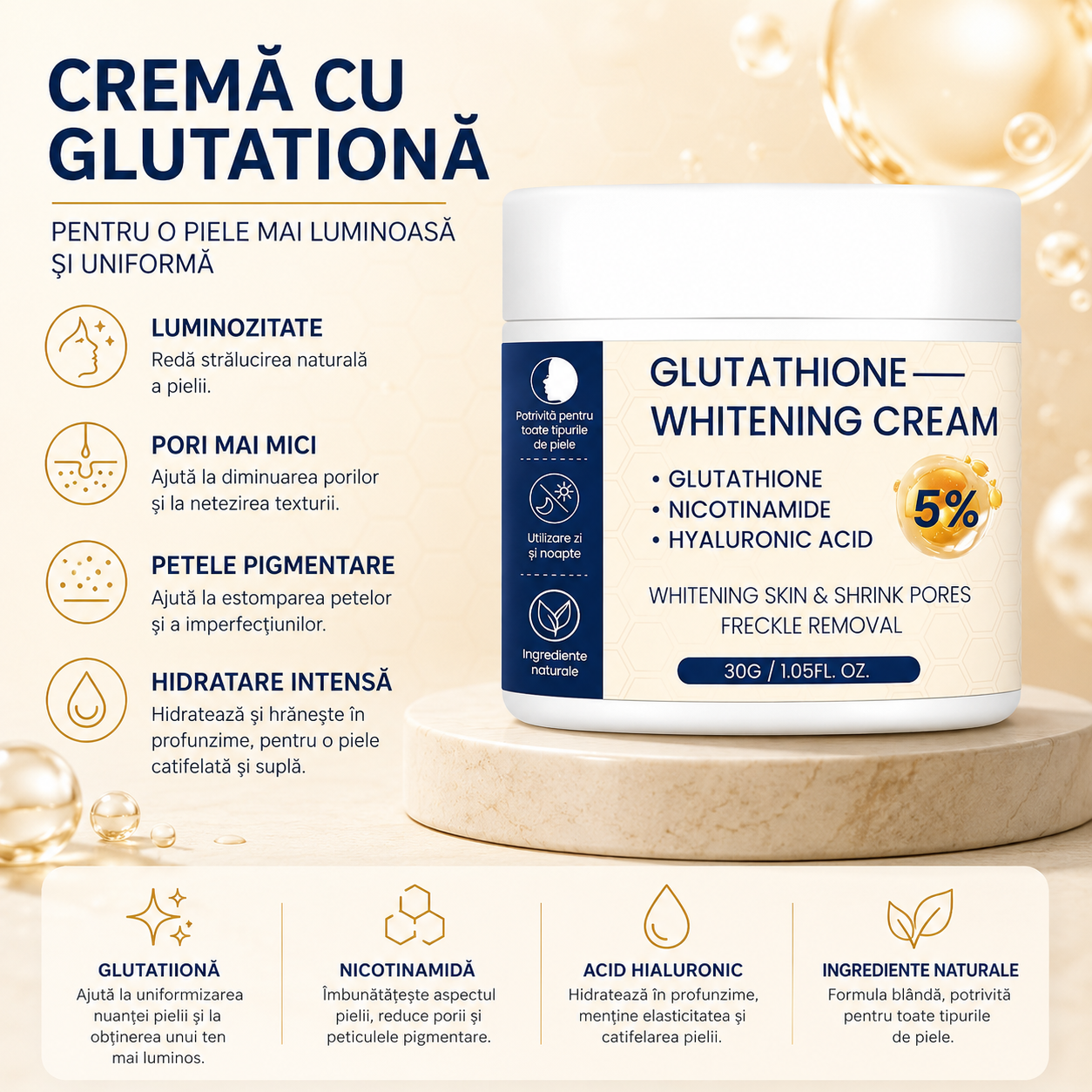 Cremă Strălucitoare pentru Față