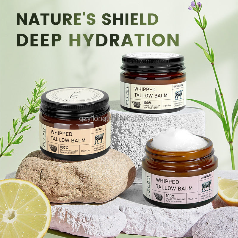 Balsam hidratant pentru față cu seu de vită Grass-Fed